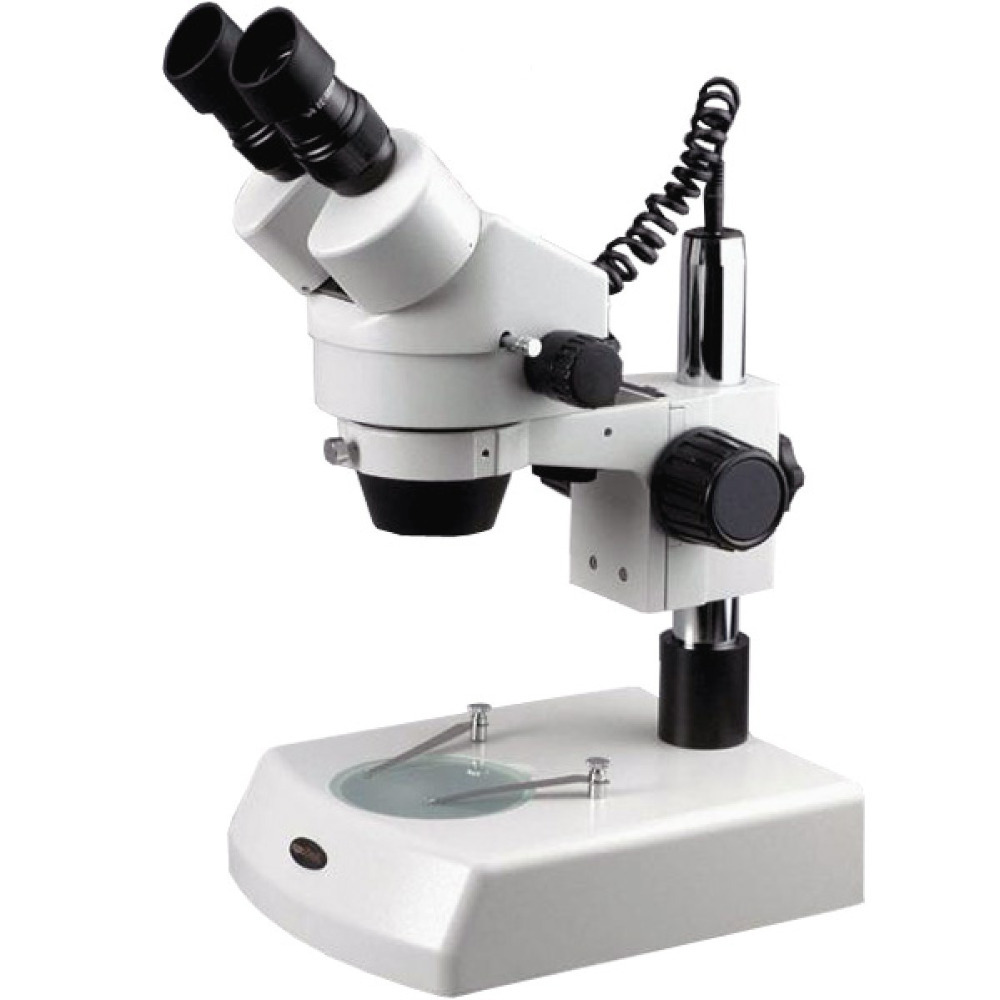 Amscope Microscope Stereo 7X-45X - Microscópio Estéreo Binocular com Zoom -