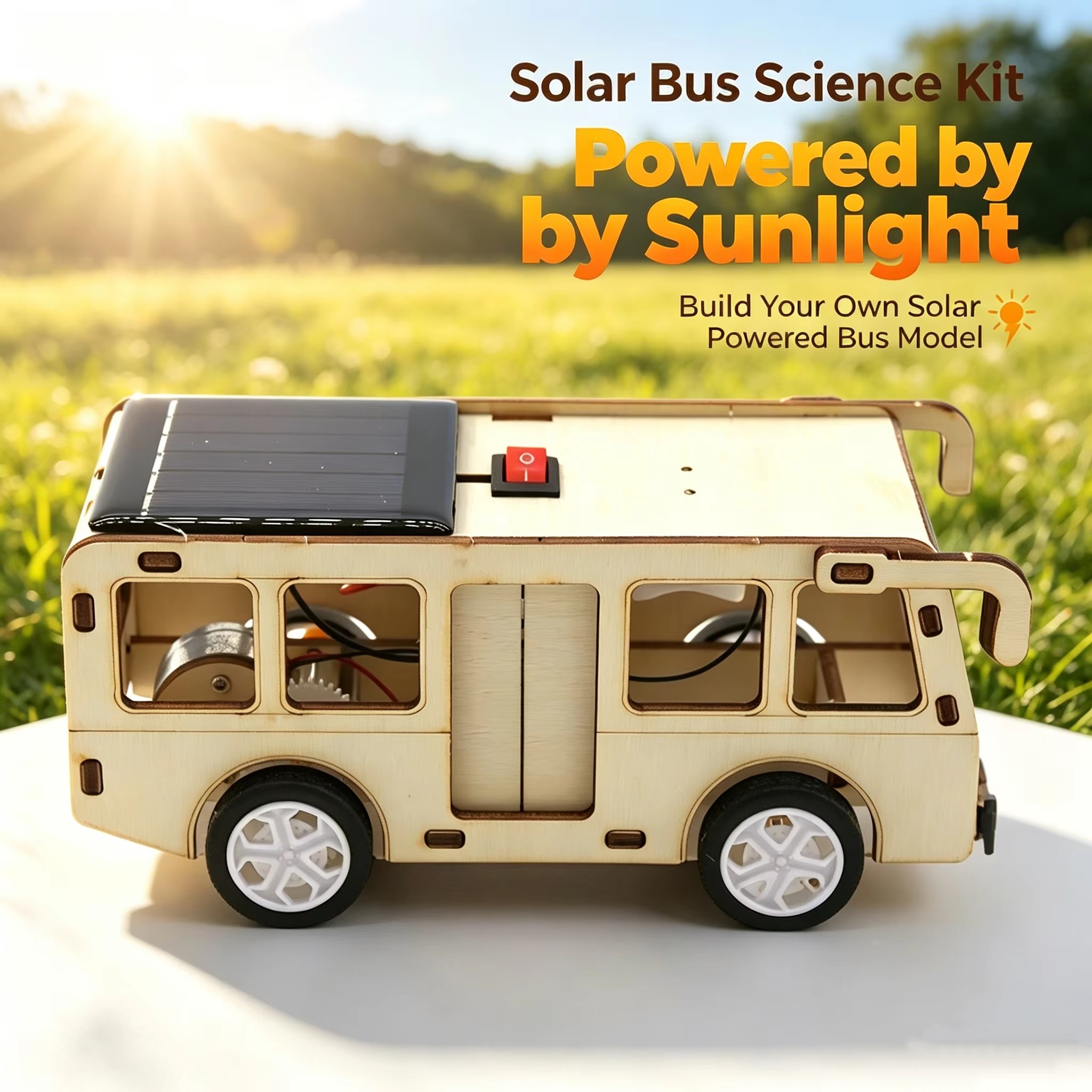 Science Diy Model - Brinquedo Educativo Científico Solar DIY, Modelo