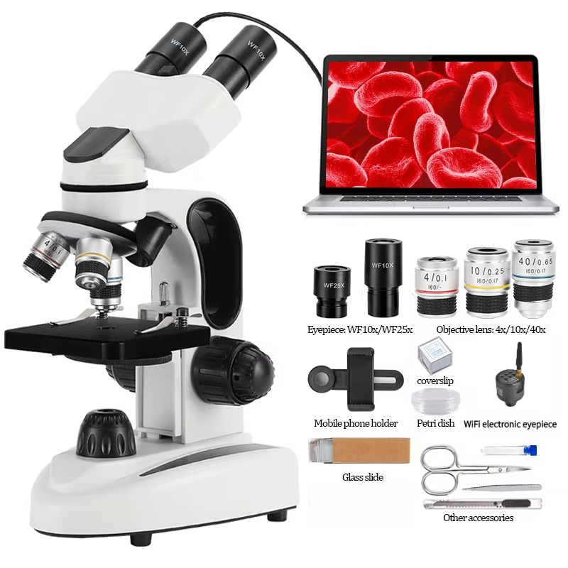 Microscópio Binocular Composto - Microscope Compound 40X avaliação e preço