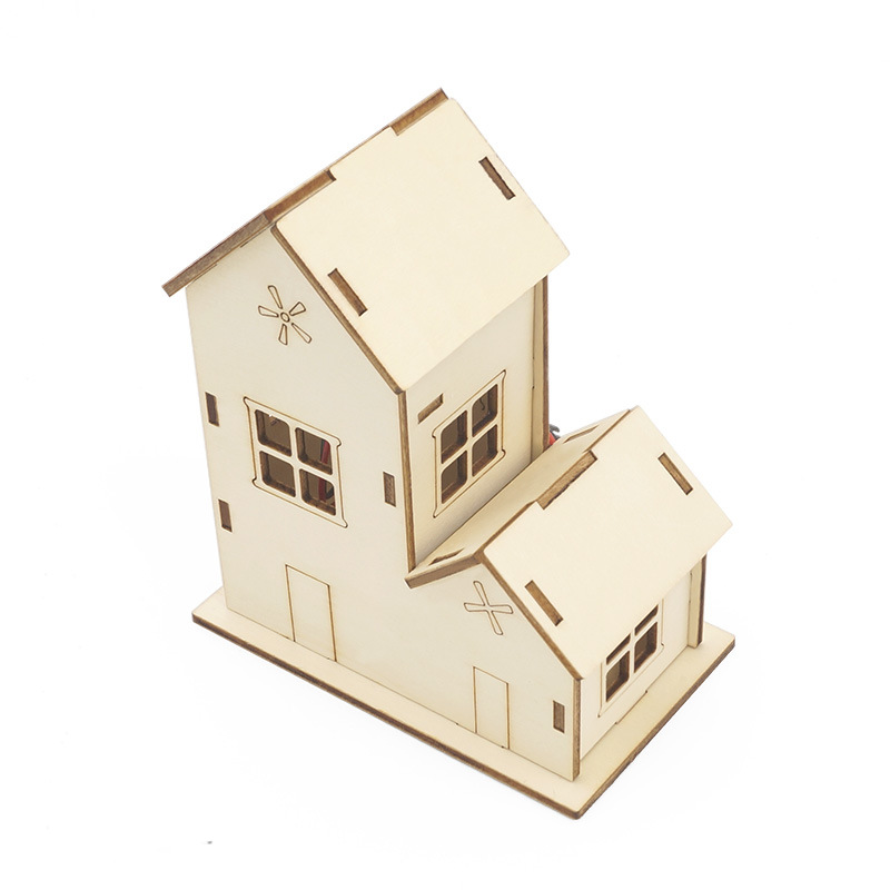 Diy artesanal brilhante casa m - Science Diy Model avaliação e preço