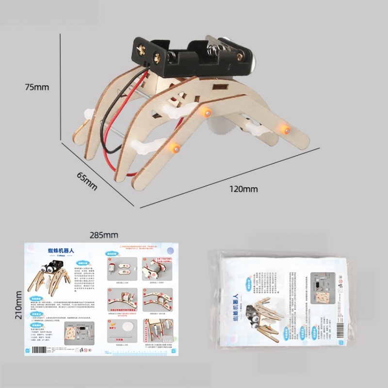 Robô Aranha Andante Feito à Mã - Science Project Robot avaliação e preço