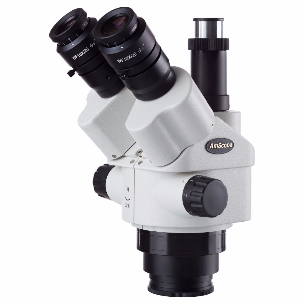 Microscópio Estéreo Trinocular - Amscope Microscope Stereo 7X-45X avaliação e preço